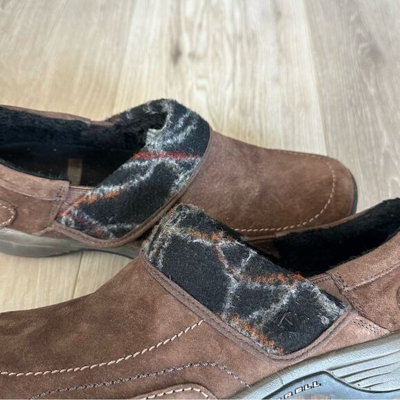 Merrell Moc Encore Spritz Womens Sz 10 Brown Suede Slip On Q Form Mules J55932 - Picture 9 of 10
